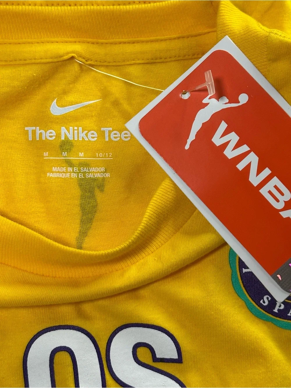 Nike Yellow Los Angeles Sparks #22 Tee